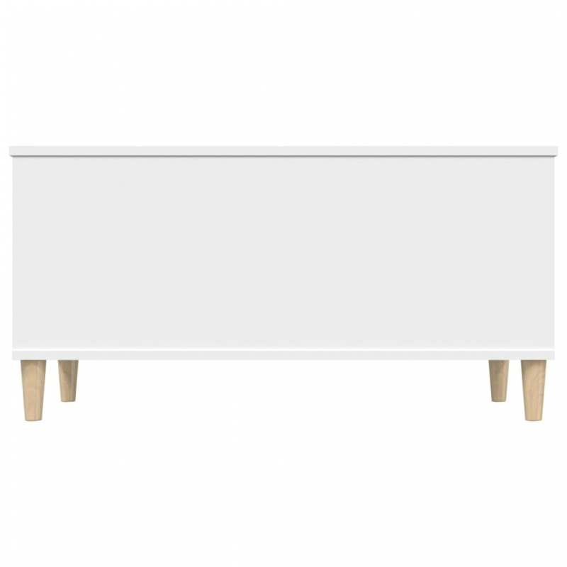 Couchtisch Weiß 90x44,5x45 cm Holzwerkstoff