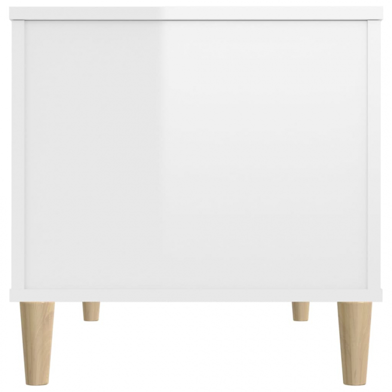 Couchtisch Hochglanz-Weiß 90x44,5x45 cm Holzwerkstoff