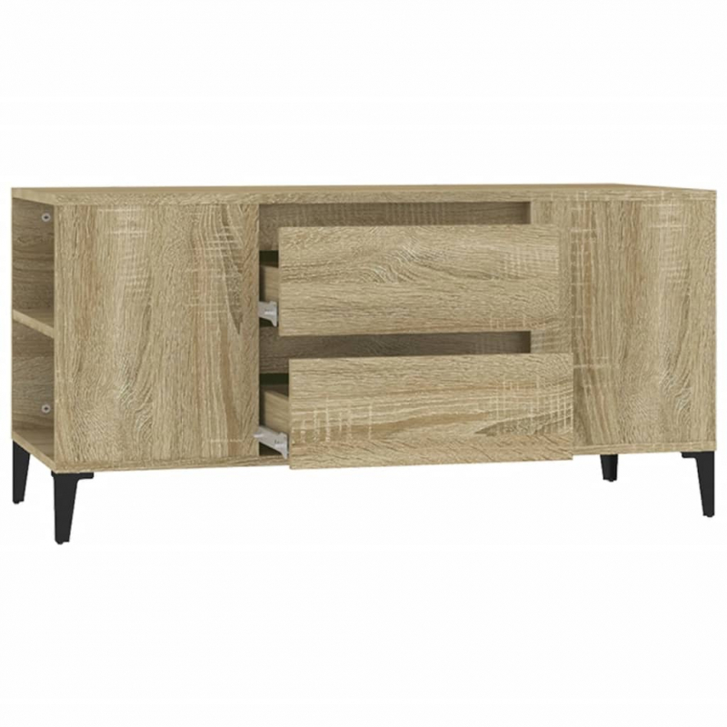 TV-Schrank Sonoma-Eiche 102x44,5x50 cm Holzwerkstoff