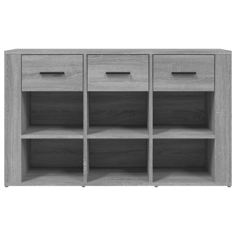 Sideboard Grau Sonoma 100x30x59,5 cm Holzwerkstoff