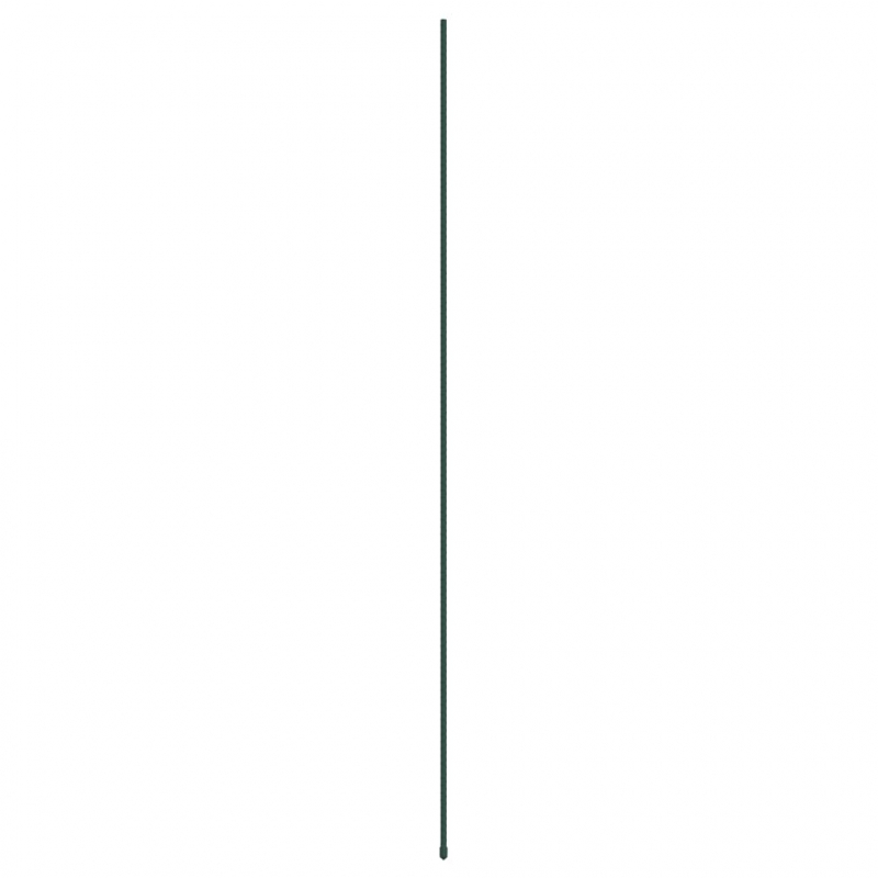 Pflanzenstützen 30 Stk. Grün 115 cm Stahl