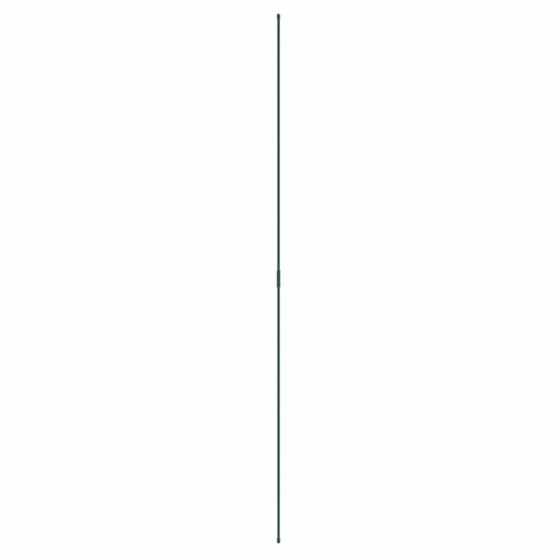 Pflanzenstützen 30 Stk. Grün 180 cm Stahl