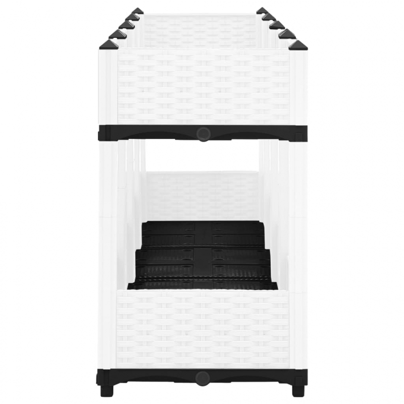 Hochbeet 160x40x71 cm Polypropylen