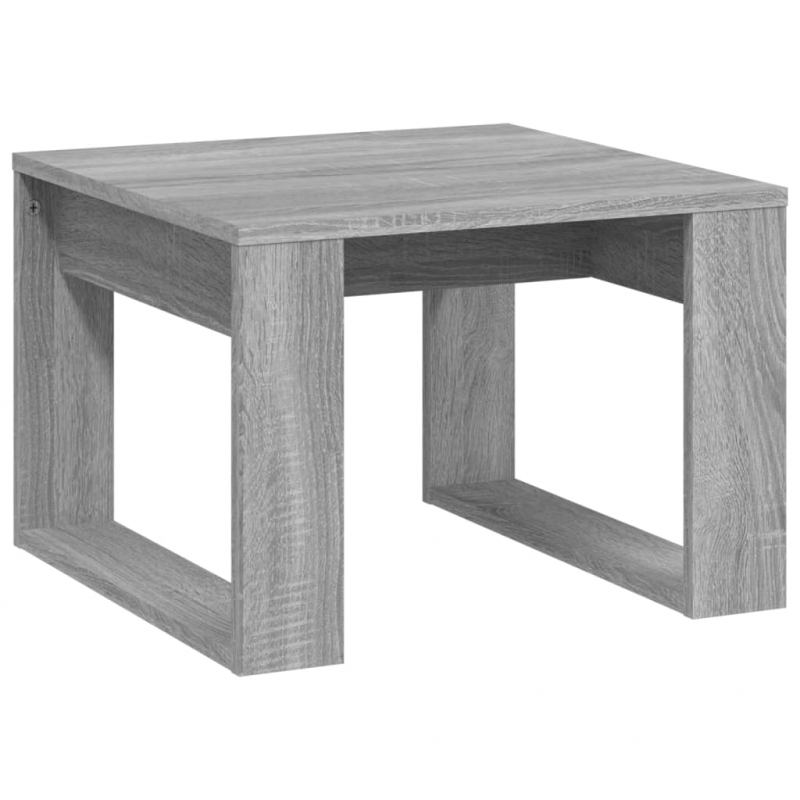 Beistelltisch Grau Sonoma 50x50x35 cm Holzwerkstoff