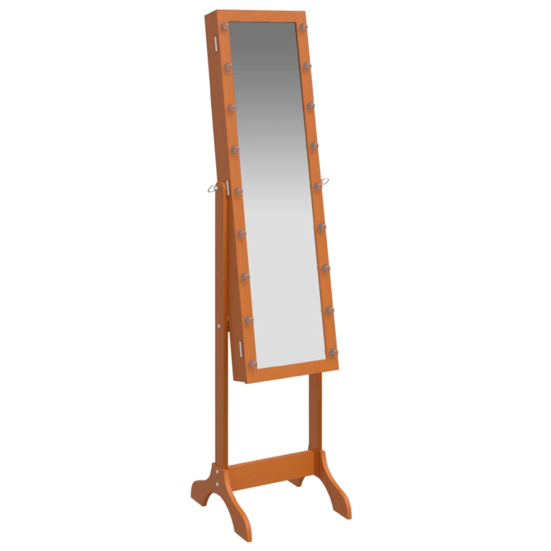 Standspiegel mit LED 34x37x146 cm