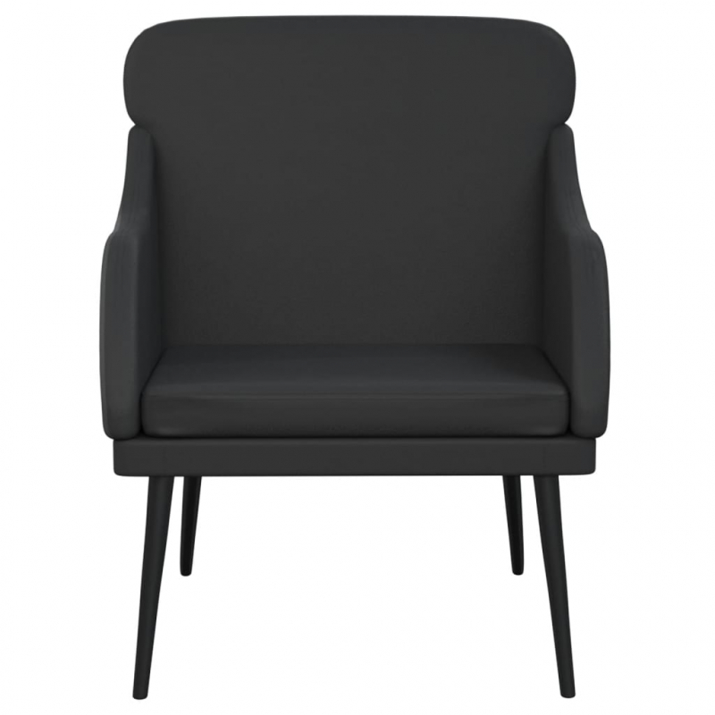 Sessel Schwarz 63x76x80 cm Kunstleder