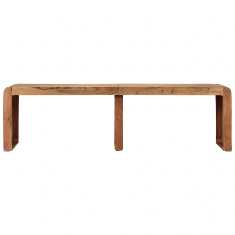 Sitzbank 160x38x45 cm Massivholz Akazie