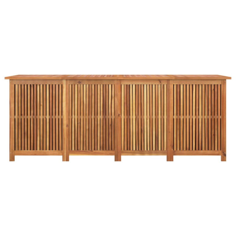 Gartenbox 200x80x75 cm Massivholz Akazie