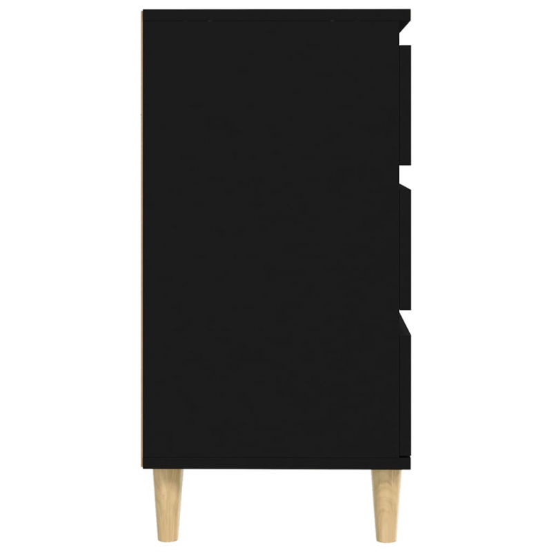 Sideboard Schwarz 60x35x70 cm Holzwerkstoff