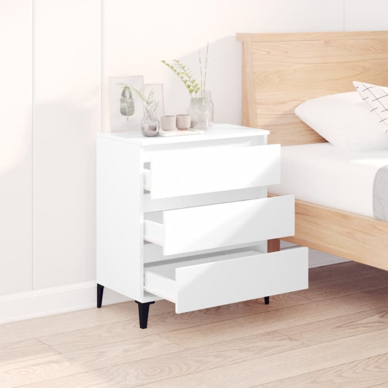 Sideboard Weiß 60x35x70 cm Holzwerkstoff