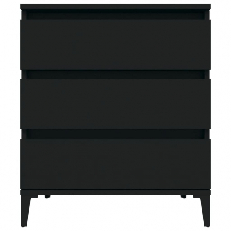 Sideboard Schwarz 60x35x70 cm Holzwerkstoff