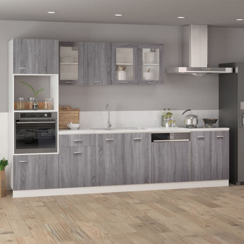 Hängeschrank Lyon Grau Sonoma 39,5x31x60 cm Holzwerkstoff