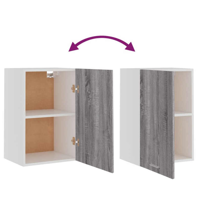 Hängeschrank Lyon Grau Sonoma 39,5x31x60 cm Holzwerkstoff