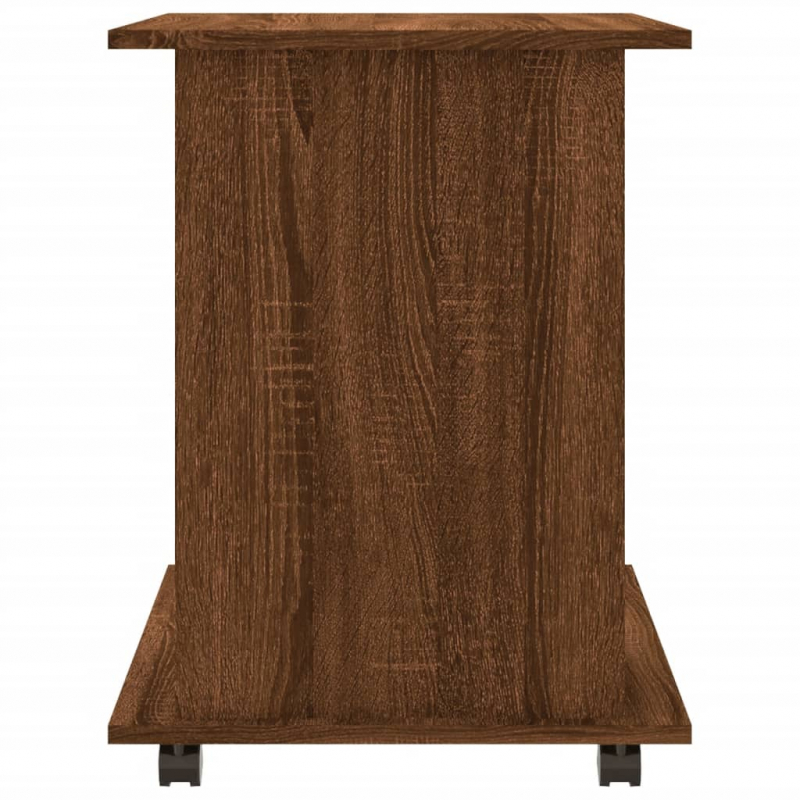 Rollschrank Braun Eichen-Optik 60x45x60 cm Holzwerkstoff