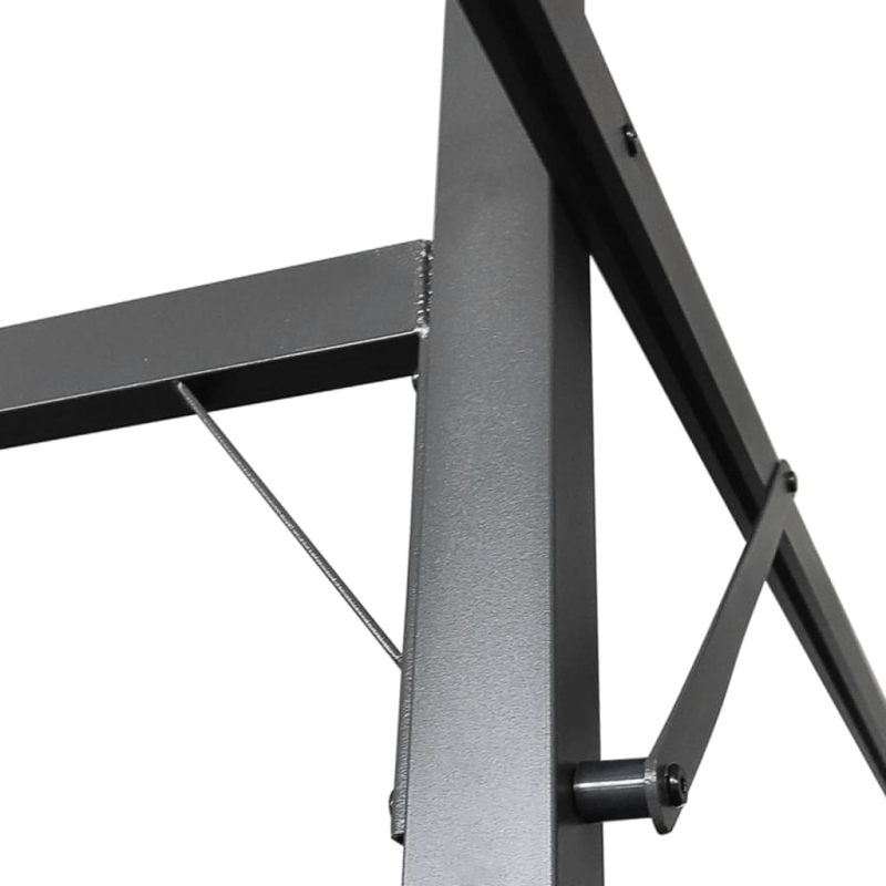 Pergola mit Schiebedach Creme 295x292x230 cm