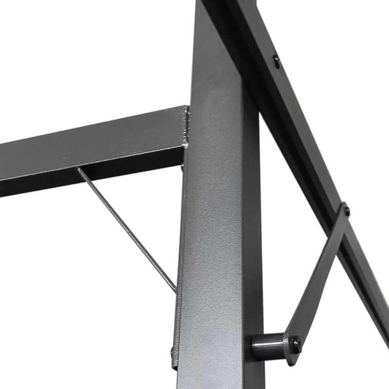 Pergola mit Schiebedach Anthrazit 395x292x230 cm