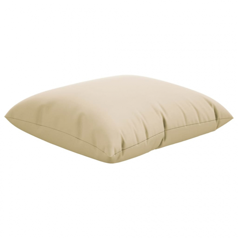 Sofakissen 4 Stk. Beige 50x50 cm Stoff