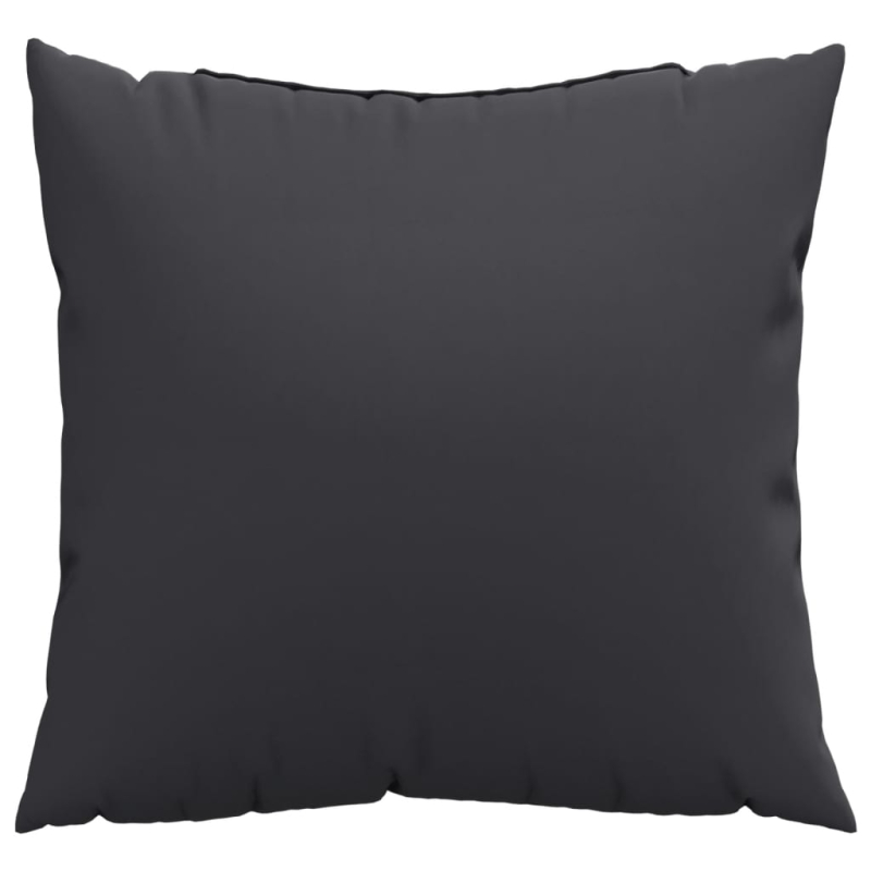 Sofakissen 4 Stk. Schwarz 50x50 cm Stoff