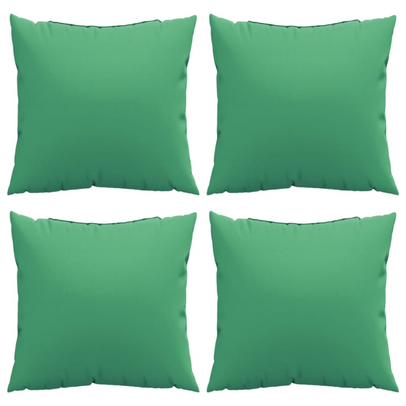 Sofakissen 4 Stk. Grün 60x60 cm Stoff