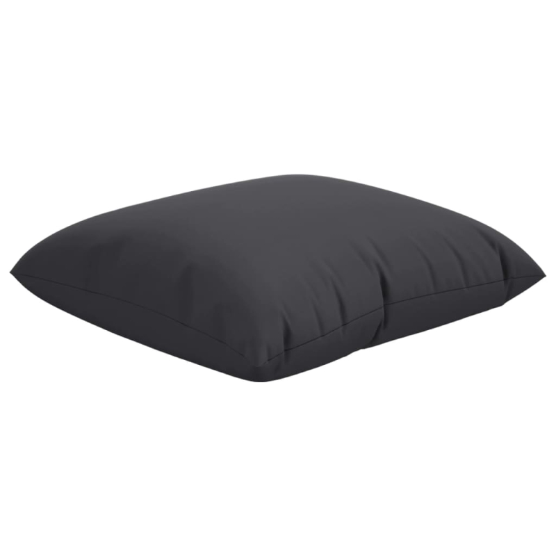 Sofakissen 4 Stk. Schwarz 60x60 cm Stoff