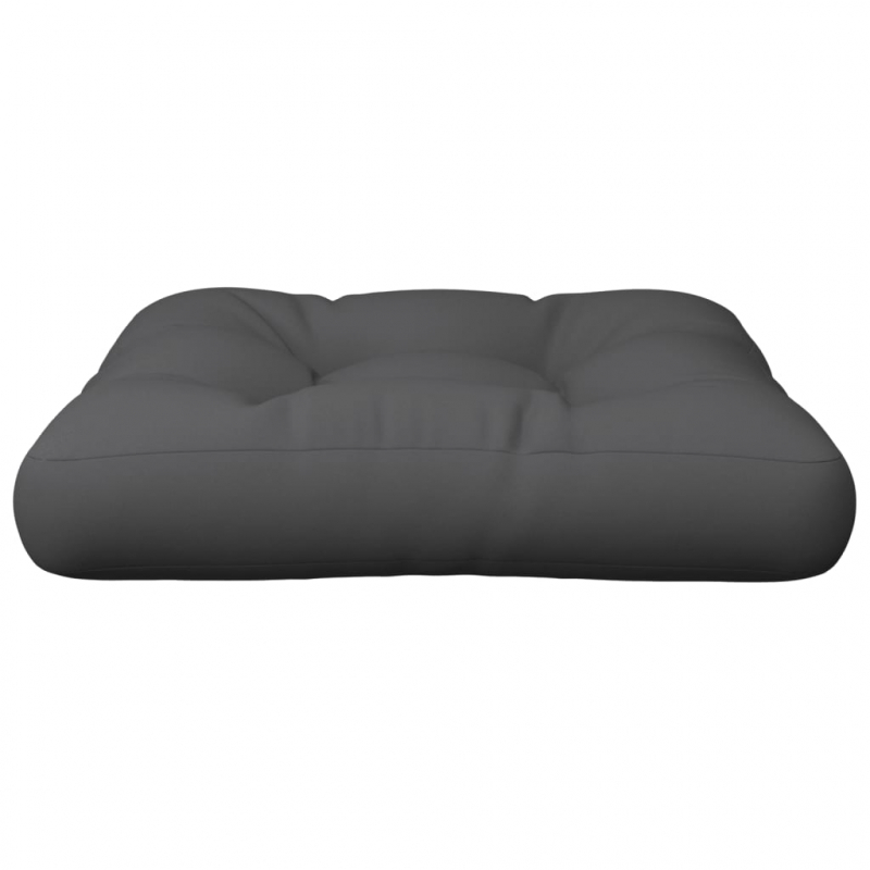 Palettenkissen Grau 50x50x12 cm Stoff
