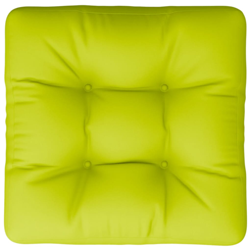 Palettenkissen Knallgrün 50x50x12 cm Stoff