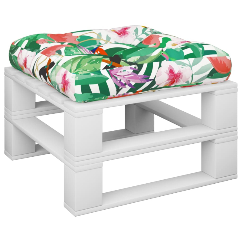 Palettenkissen Mehrfarbig 50x50x12 cm Stoff