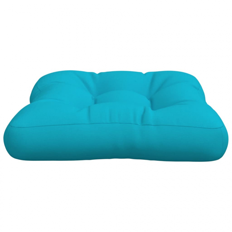 Palettenkissen Türkis 50x50x12 cm Stoff