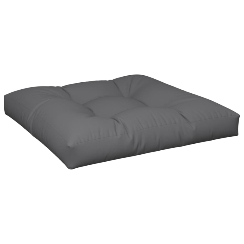 Palettenkissen Grau 80x80x12 cm Stoff