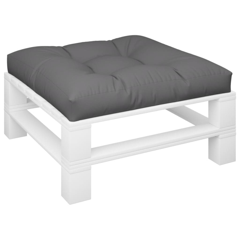 Palettenkissen Grau 80x80x12 cm Stoff