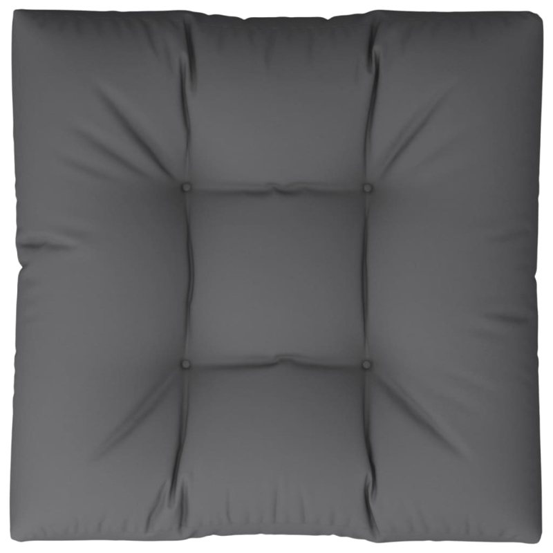 Palettenkissen Grau 80x80x12 cm Stoff