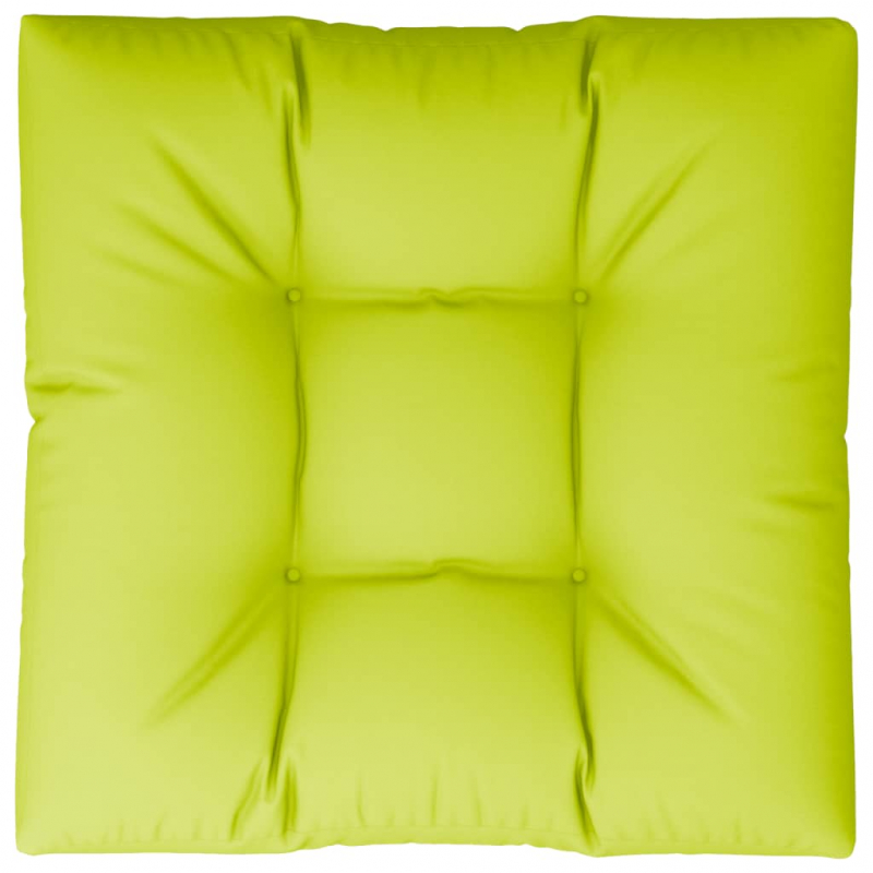 Palettenkissen Knallgrün 80x80x12 cm Stoff