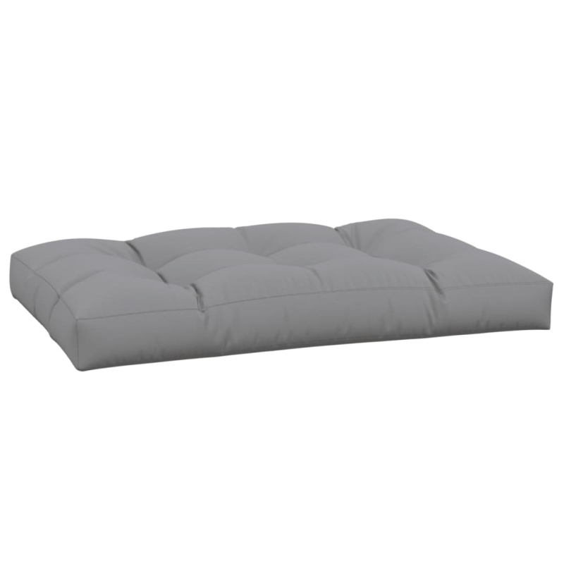 Palettenkissen Grau 120x80x12 cm Stoff