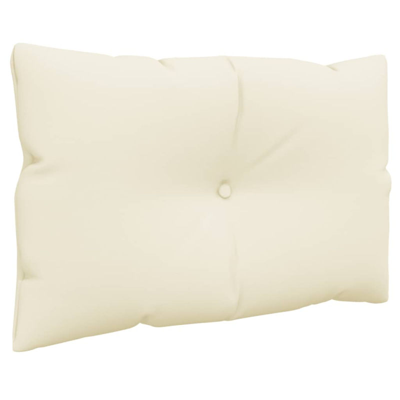 Palettenkissen 3-tlg. Creme Stoff