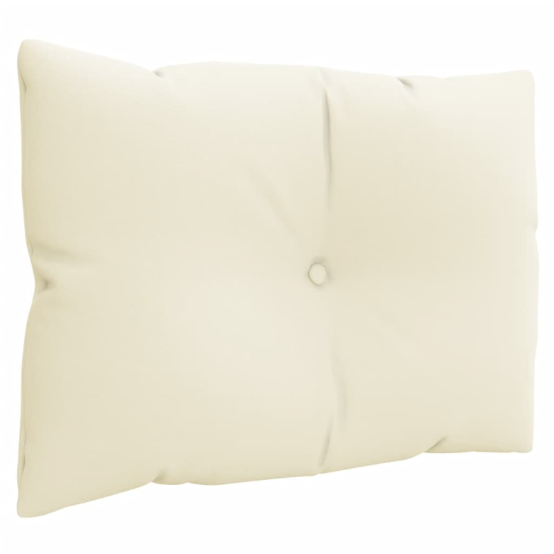 Palettenkissen 3-tlg. Creme Stoff