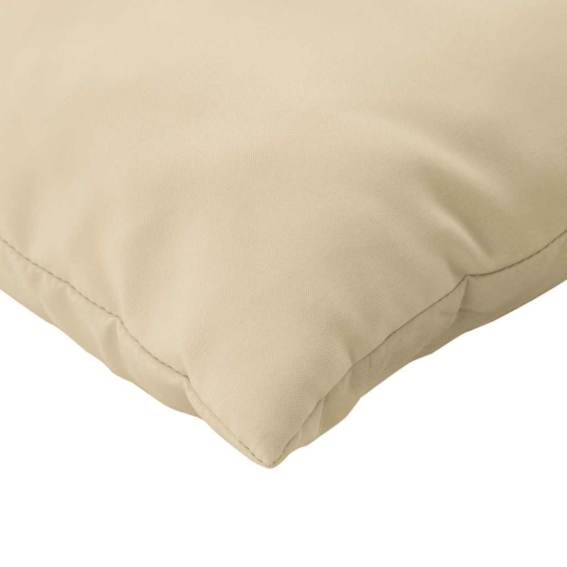 Palettenkissen 3-tlg. Beige Stoff