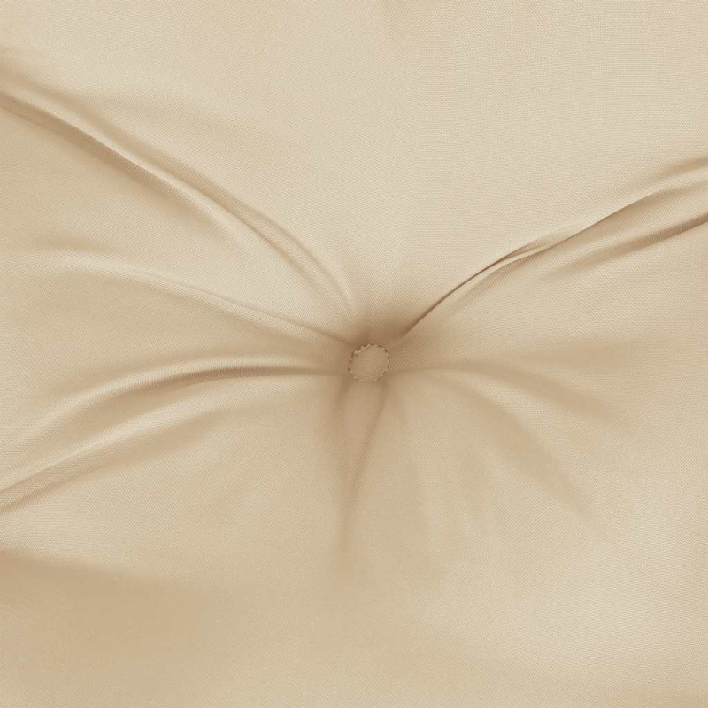 Palettenkissen 3-tlg. Beige Stoff