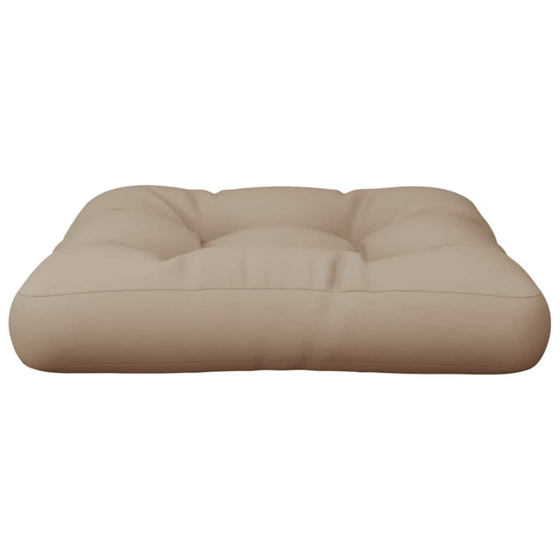 Palettenkissen Taupe 60x61,5x10 cm Stoff