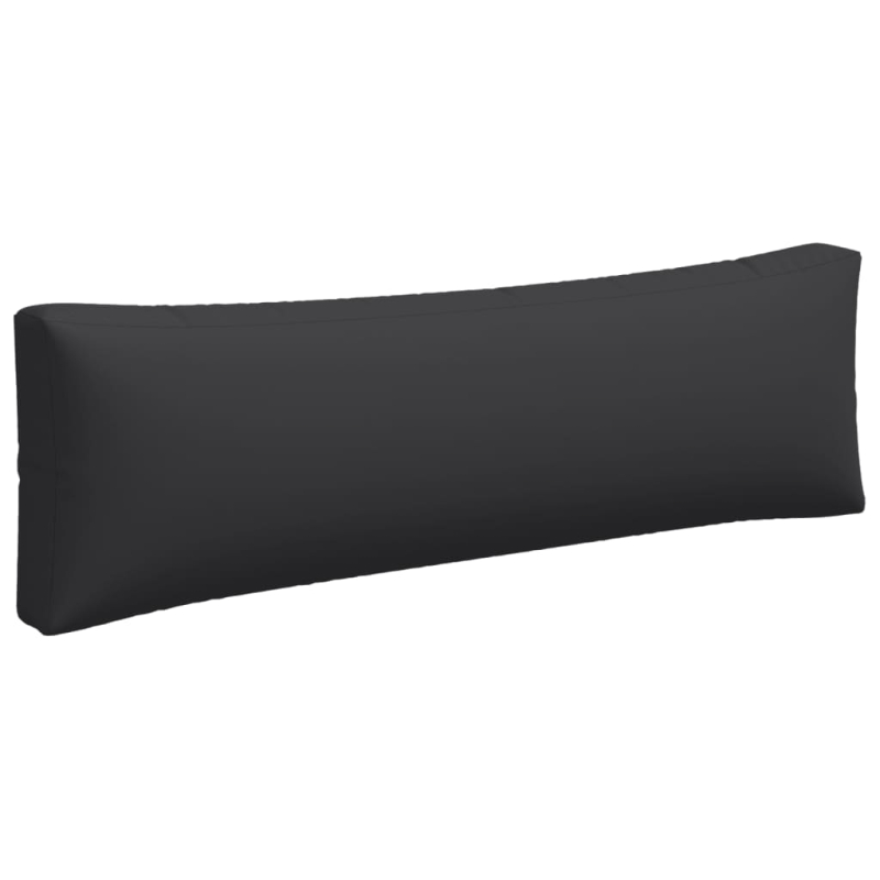 Palettenkissen 3-tlg. Schwarz Stoff