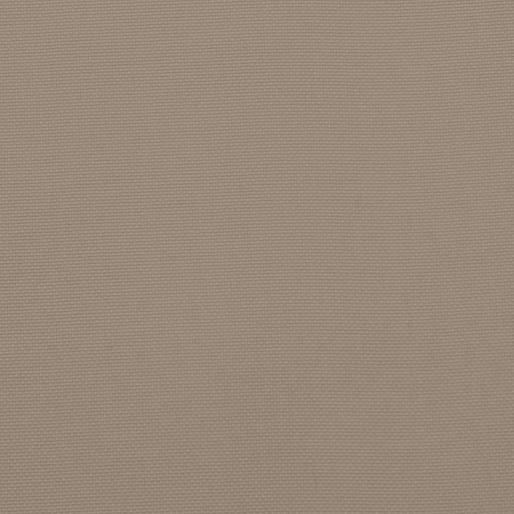 Palettenkissen 3-tlg. Taupe Stoff