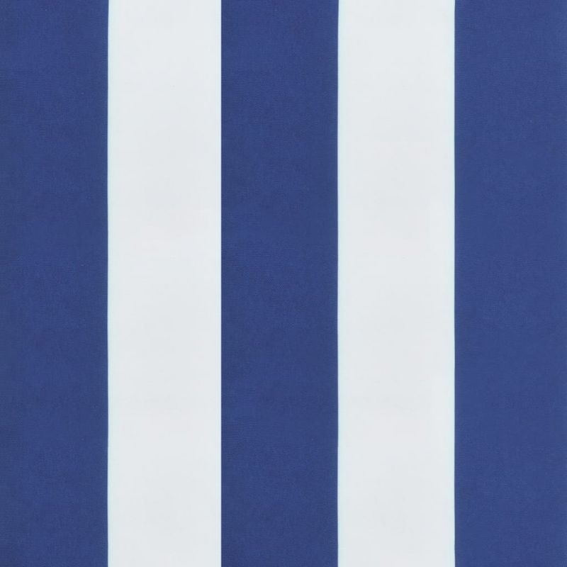 Gartenstuhl-Kissen 4 Stk. Blau & Weiß Gestreift 40x40x4cm Stoff
