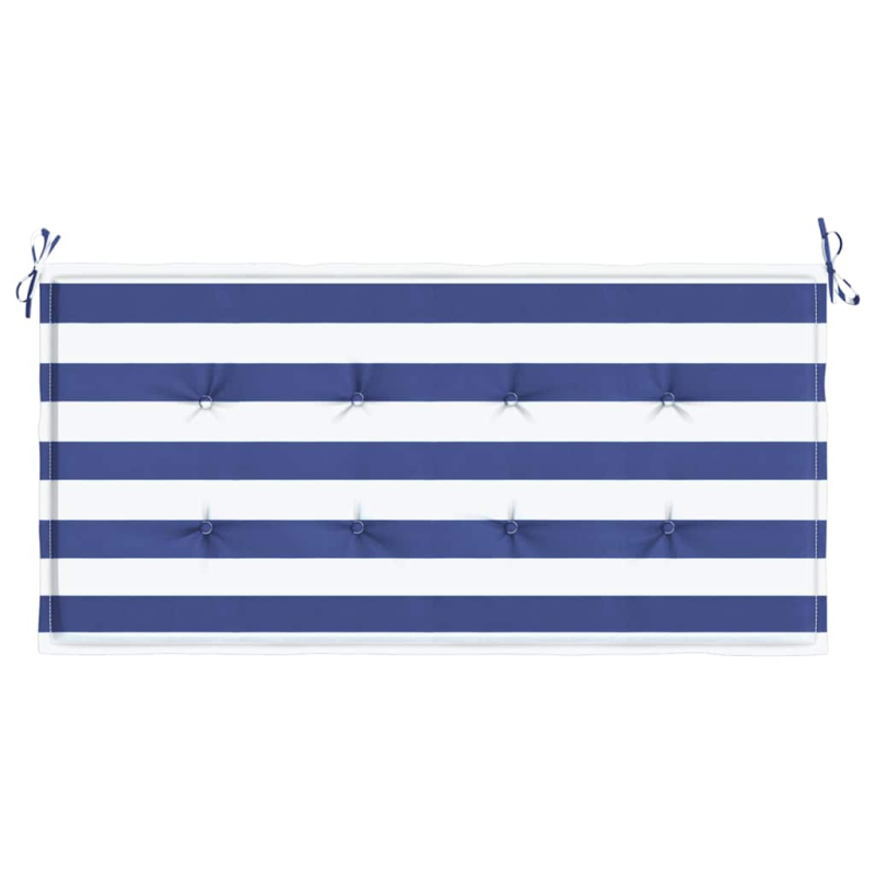 Gartenbank-Auflage Blau&Weiß Gestreift 100x50x4cm Oxford-Gewebe