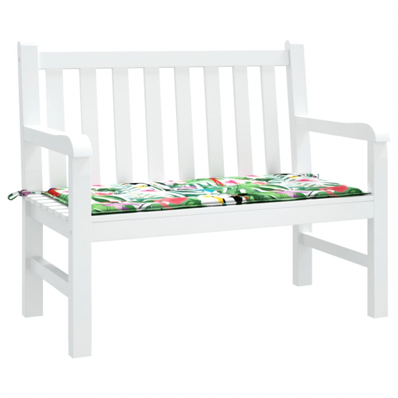 Gartenbank-Auflage Mehrfarbig 120x50x4 cm Oxford-Gewebe