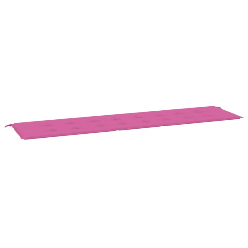 Gartenbank-Auflage Rosa 200x50x3 cm Stoff