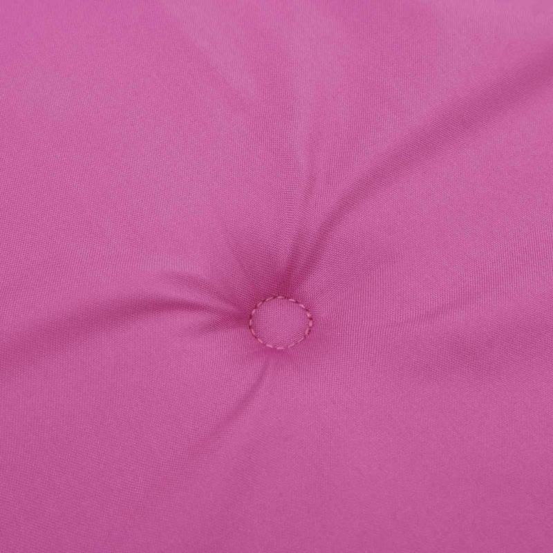 Niedriglehner-Auflagen 2 Stk. Rosa Stoff