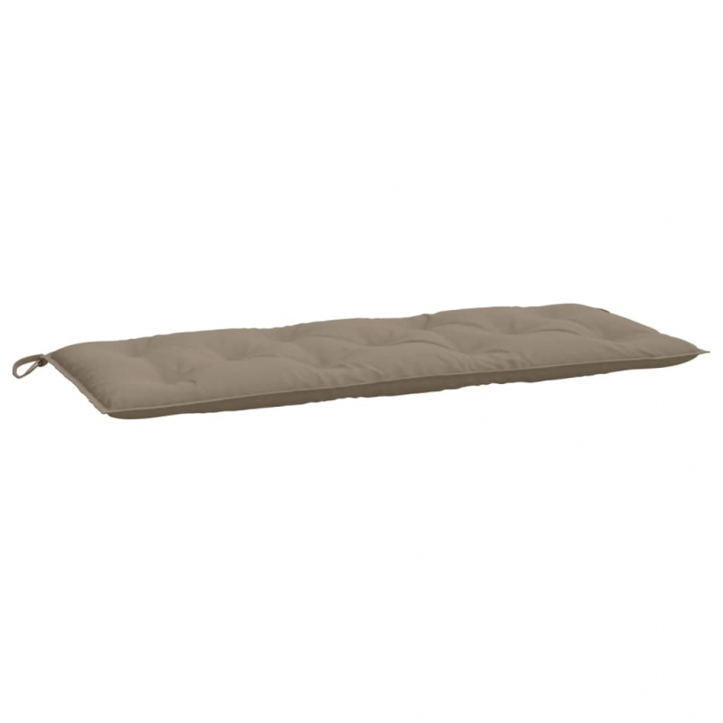 Gartenbank-Auflage Taupe 120x50x7 cm Oxford-Gewebe