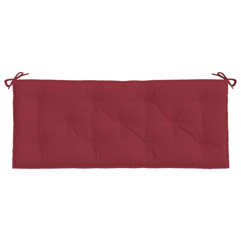 Gartenbank-Auflage Weinrot 120x50x7 cm Oxford-Gewebe