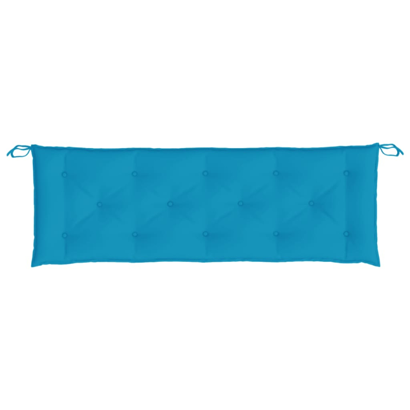 Gartenbank-Auflage Hellblau 150x50x7 cm Oxford-Gewebe