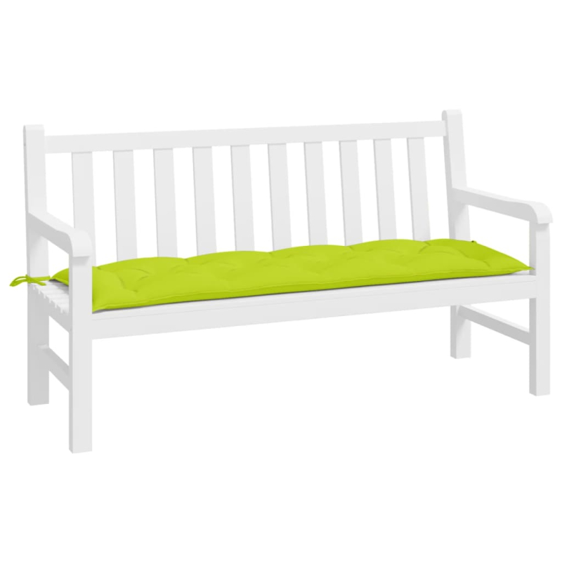 Gartenbank-Auflage Hellgrün 150x50x7 cm Oxford-Gewebe