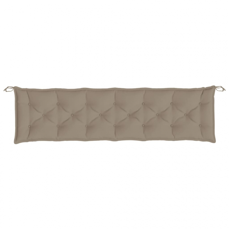 Gartenbank-Auflage Taupe 200x50x7 cm Oxford-Gewebe